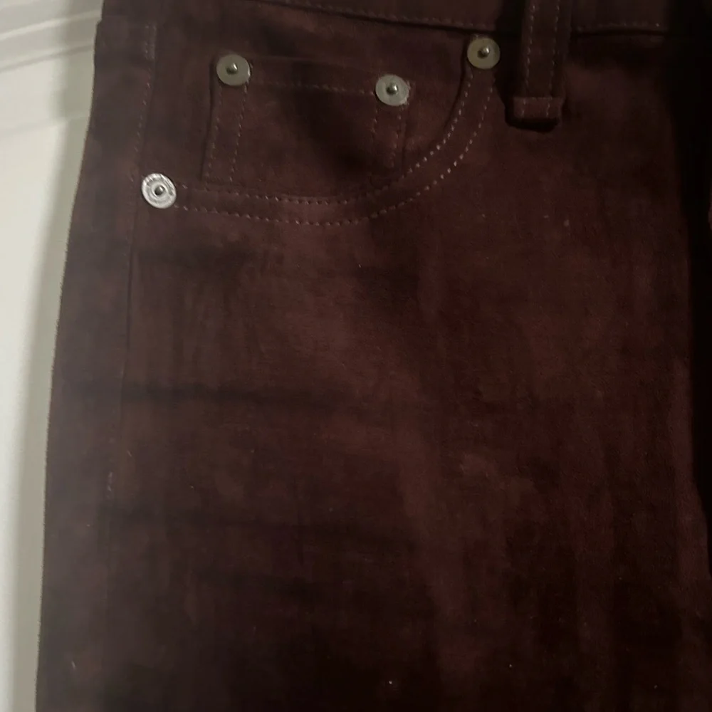 Rag & Bone 100% Lambskin Leather Skinny Pant Size 25 - Picture 3 of 13